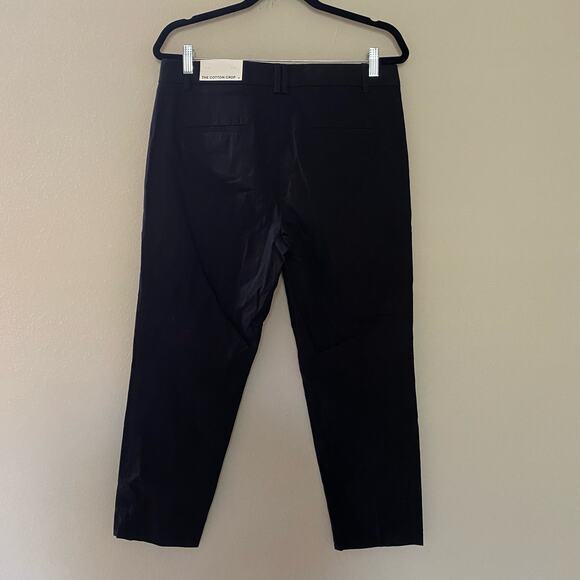 Ann Taylor The Cotton Crop Pant in Black sz 10 - Picture 5 of 5